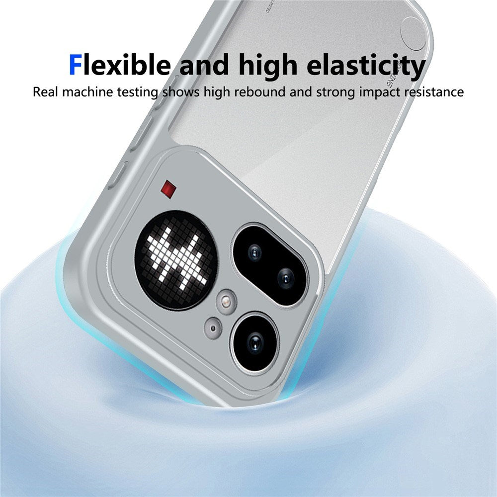 Nothing Phone (4a) Pro Hybrid Mobile Case - Transparent / Grey