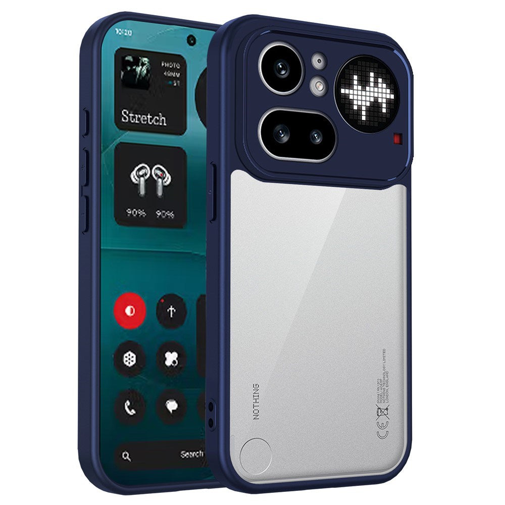 Nothing Phone (4a) Pro Hybrid Mobile Case - Transparent / Blue