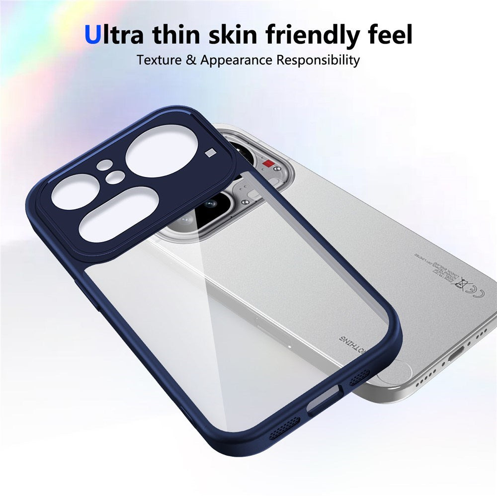 Nothing Phone (4a) Pro Hybrid Mobile Case - Transparent / Blue