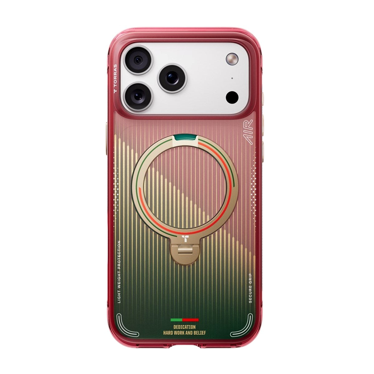 iPhone 17 Pro TORRAS Ostand Q3 Air Case with 360° Kickstand - MagSafe Compatible - Glory Slash