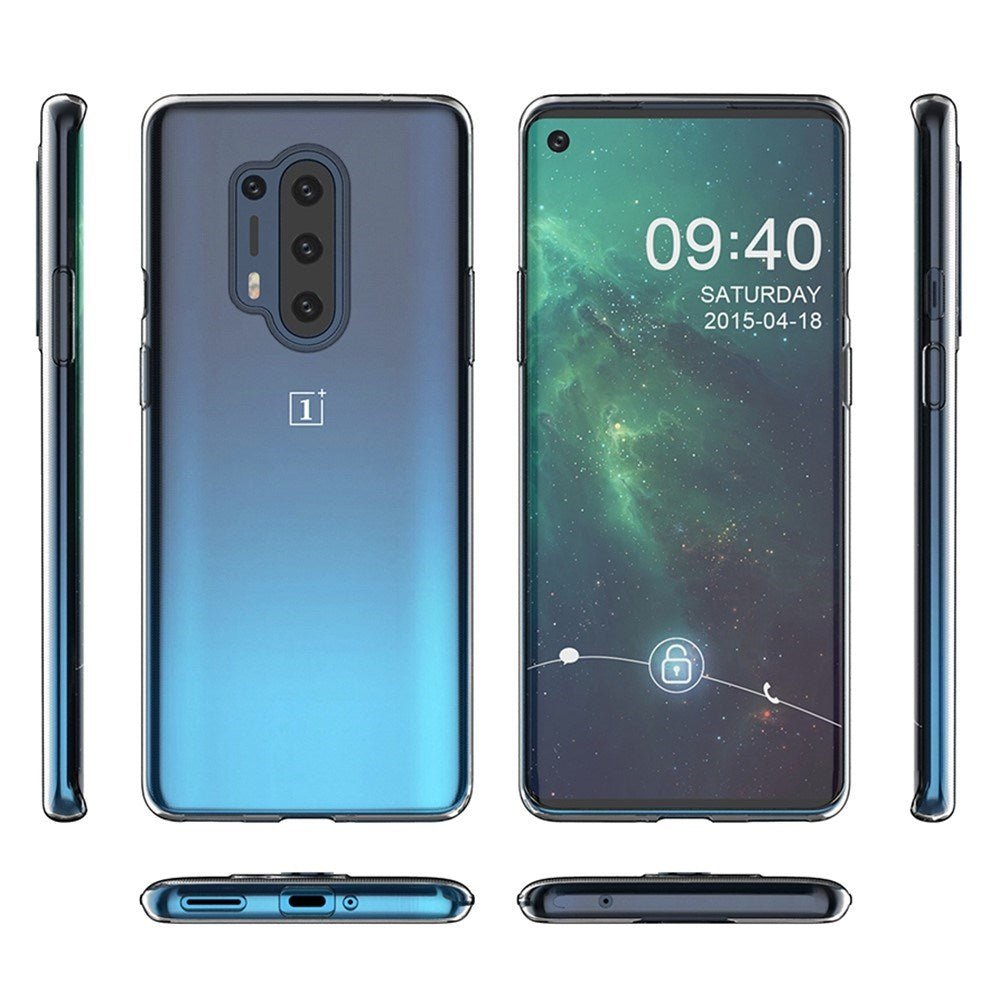 EIDERWOOD OnePlus 8 Pro Flexible Plastic Case - Transparent