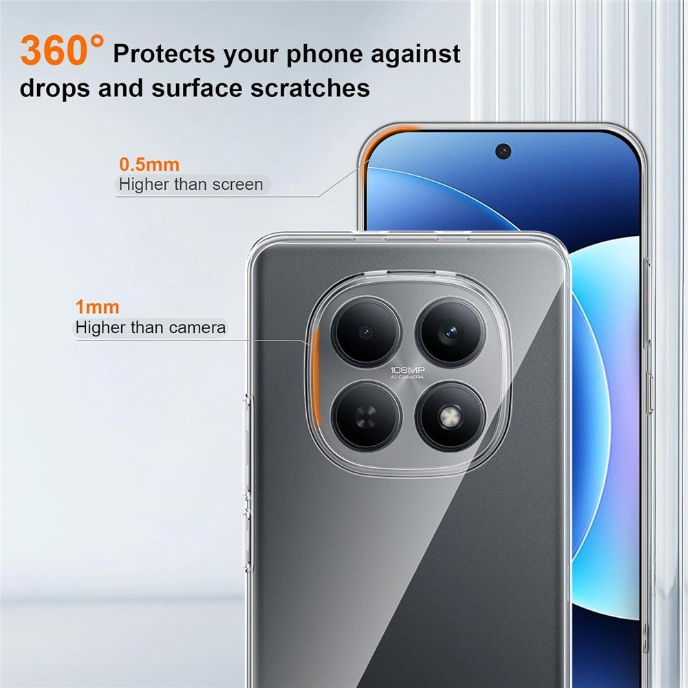 Xiaomi Redmi Note 15 (5G) / Poco M8 (5G) EIDERWOOD Flexible Plastic Case - Transparent