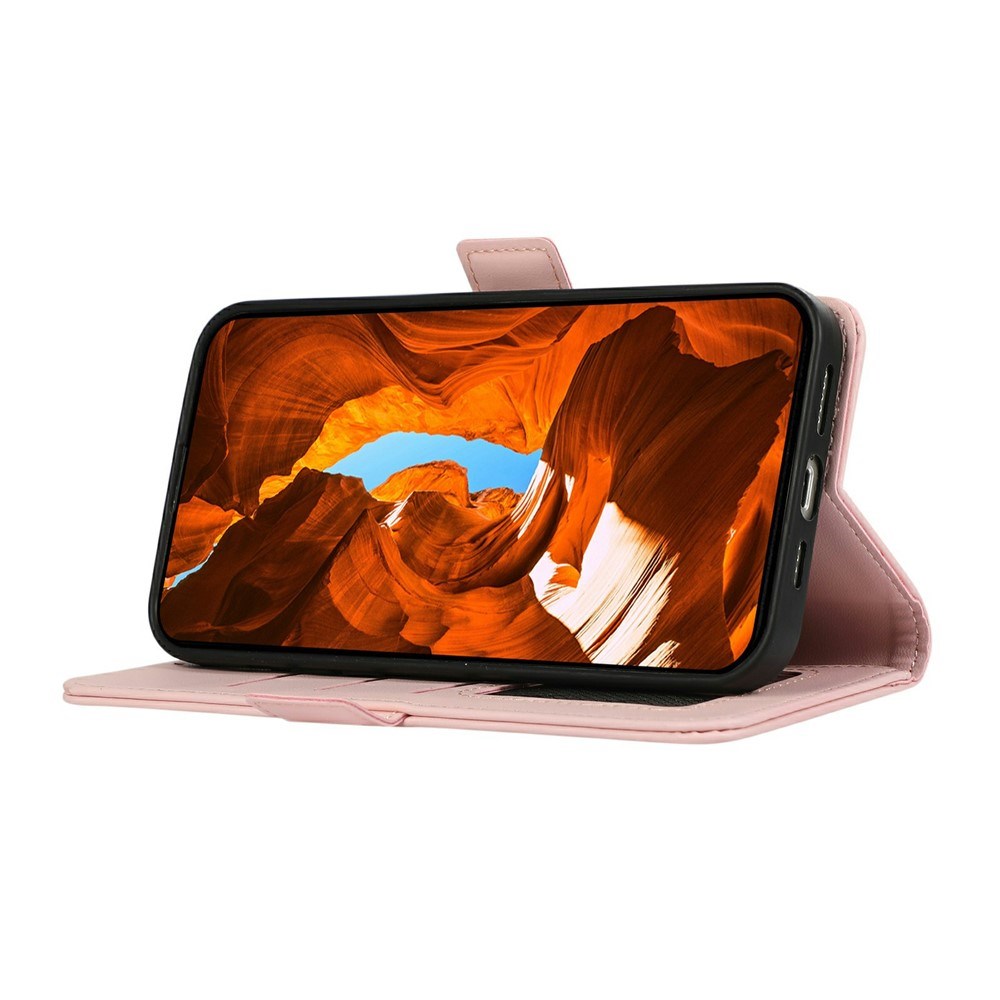 EIDERWOOD Google Pixel 11 / 11 Pro Flip Case with RFID Blocker & Card Holder - Pink