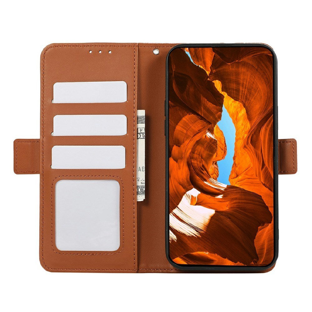 EIDERWOOD Google Pixel 11 Pro XL Flip Case with RFID Blocker & Card Holder - Brown