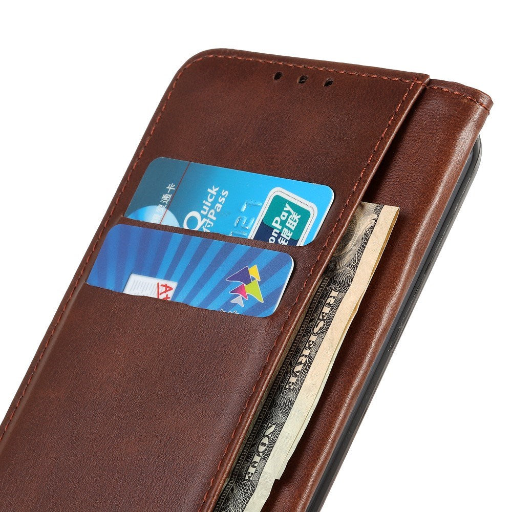 EIDERWOOD Google Pixel 11 / 11 Pro Faux Leather Flip Case - Card Holder & Stand Function - Dark Brown