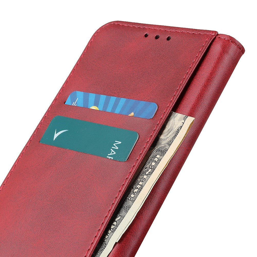 EIDERWOOD Google Pixel 11 / 11 Pro Faux Leather Flip Case - Card Holder & Stand Function - Red