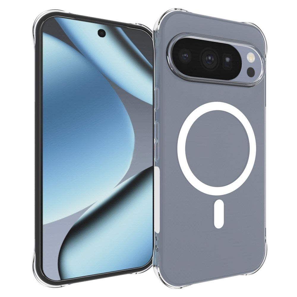 Google Pixel 11 Pro EIDERWOOD Flexible Plastic Case with Shock-Absorbing Corners - MagSafe Compatible - Transparent