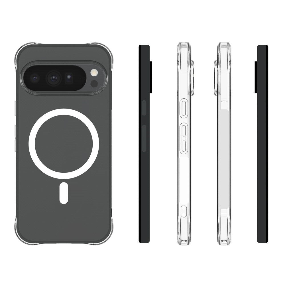 Google Pixel 11 Pro XL EIDERWOOD Flexible Plastic Case with Shock-Absorbing Corners - MagSafe Compatible - Transparent