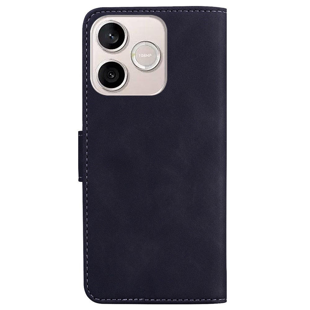 Honor 600 Lite EIDERWOOD Faux Leather Flip Case - Black