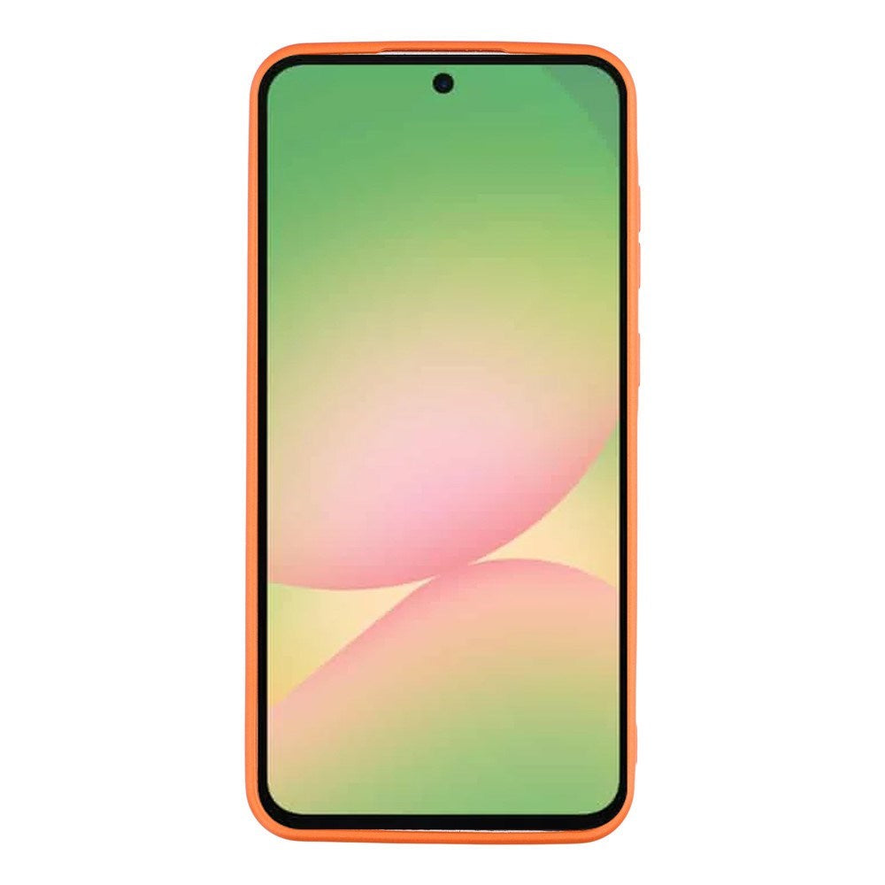 Samsung Galaxy A17 (5G) EIDERWOOD Flexible Plastic Case with Glitter - Orange