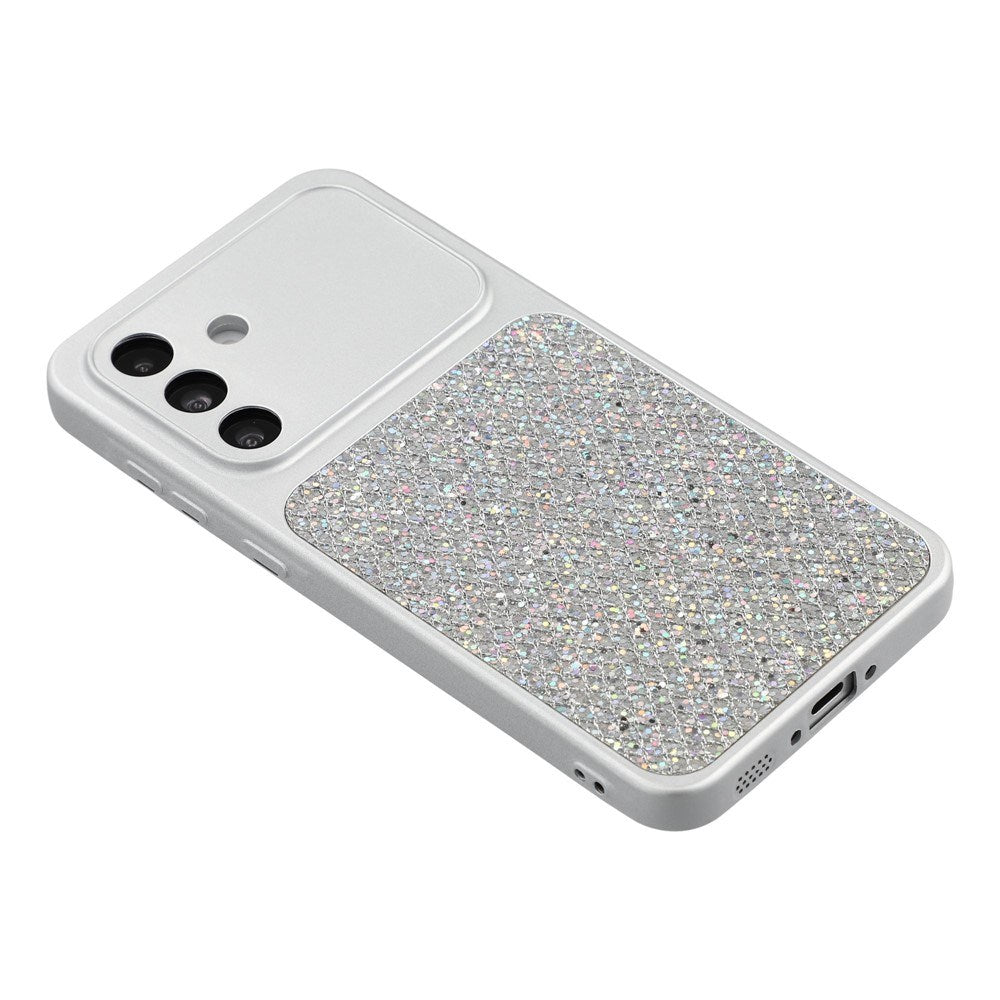 Samsung Galaxy A17 (5G) EIDERWOOD Flexible Plastic Case with Glitter - Silver