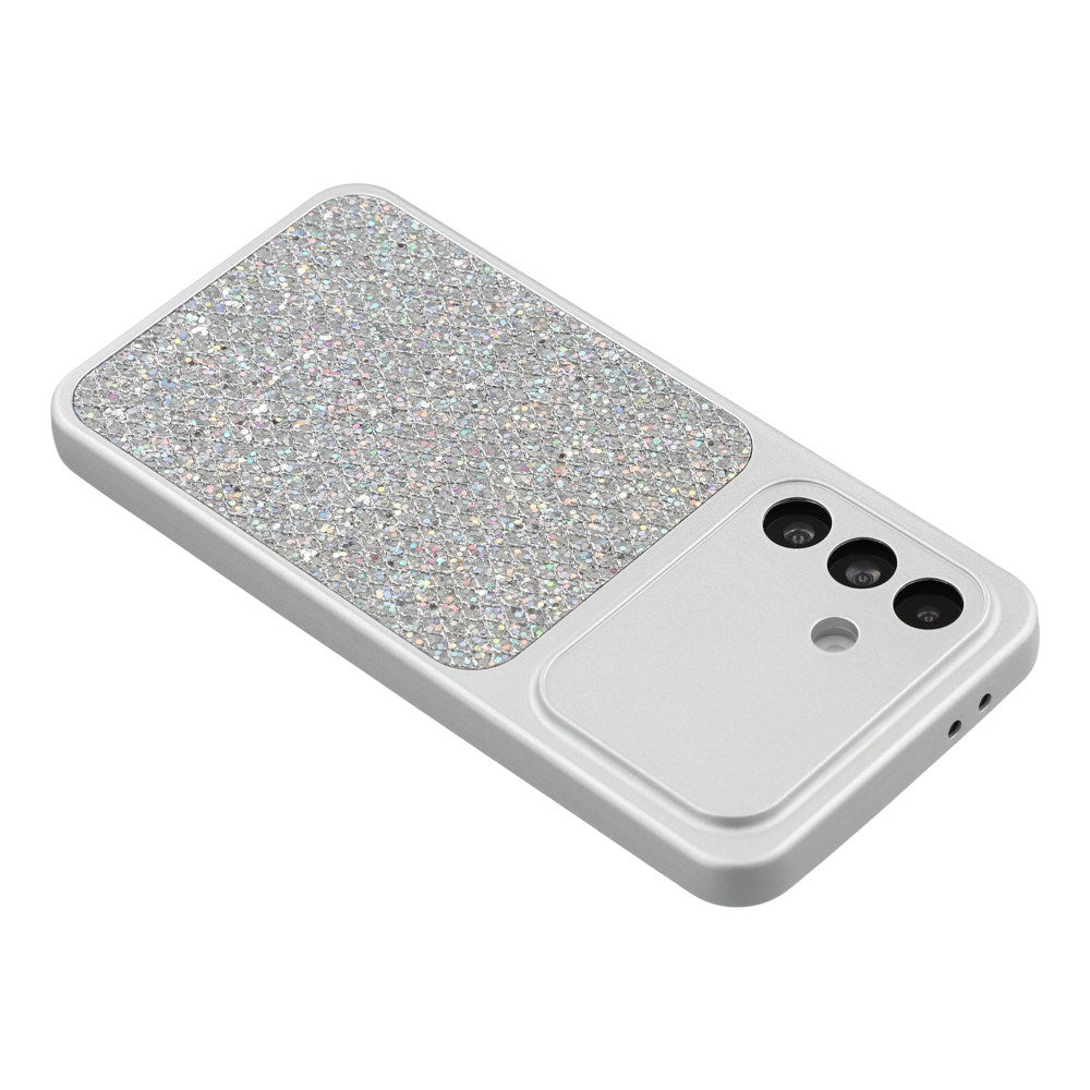 Samsung Galaxy A17 (5G) EIDERWOOD Flexible Plastic Case with Glitter - Silver