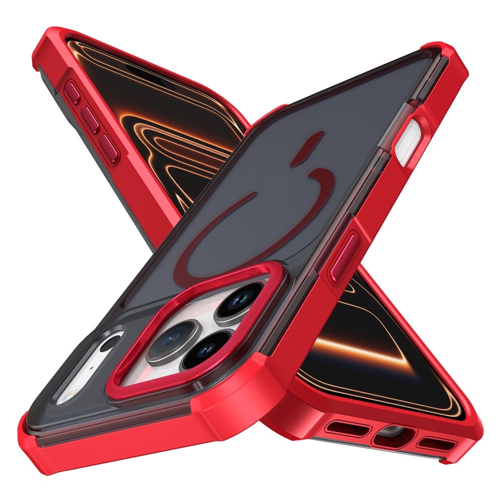 iPhone 17 Pro EIDERWOOD Matte Hybrid Plastic Case - MagSafe Compatible - Red