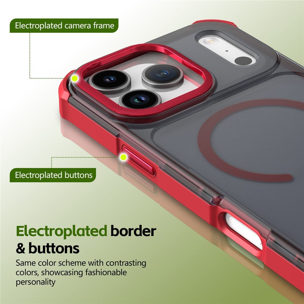 iPhone 17 Pro EIDERWOOD Matte Hybrid Plastic Case - MagSafe Compatible - Red