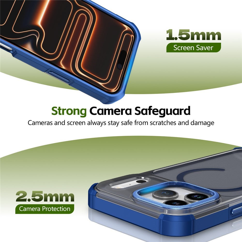 iPhone 17 Pro EIDERWOOD Matte Hybrid Plastic Case - MagSafe Compatible - Blue