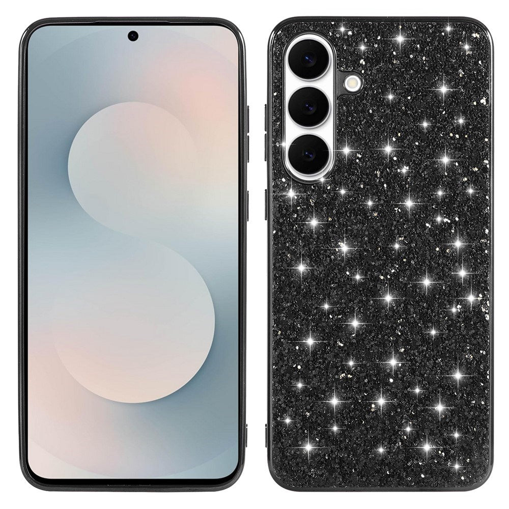 Samsung Galaxy A57 EIDERWOOD Plastic Glitter Case - Black
