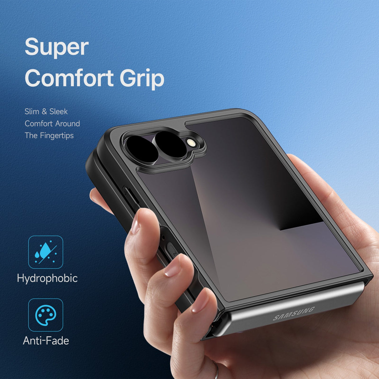 Samsung Galaxy Z Flip8 DUX DUCIS Hybrid Case - Black