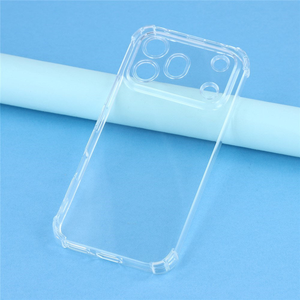 Honor 600 Pro EIDERWOOD Flexible Plastic Case with Shock-Absorbing Corners - Transparent