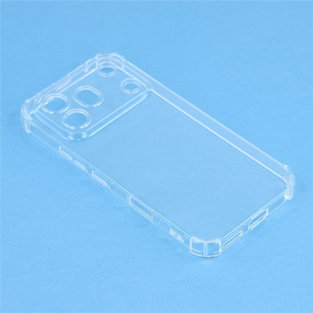 Honor 600 Pro EIDERWOOD Flexible Plastic Case with Shock-Absorbing Corners - Transparent