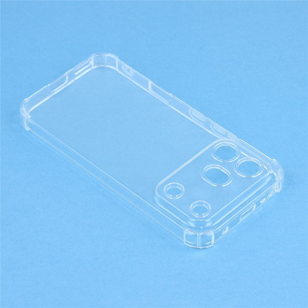 Honor 600 Pro EIDERWOOD Flexible Plastic Case with Shock-Absorbing Corners - Transparent
