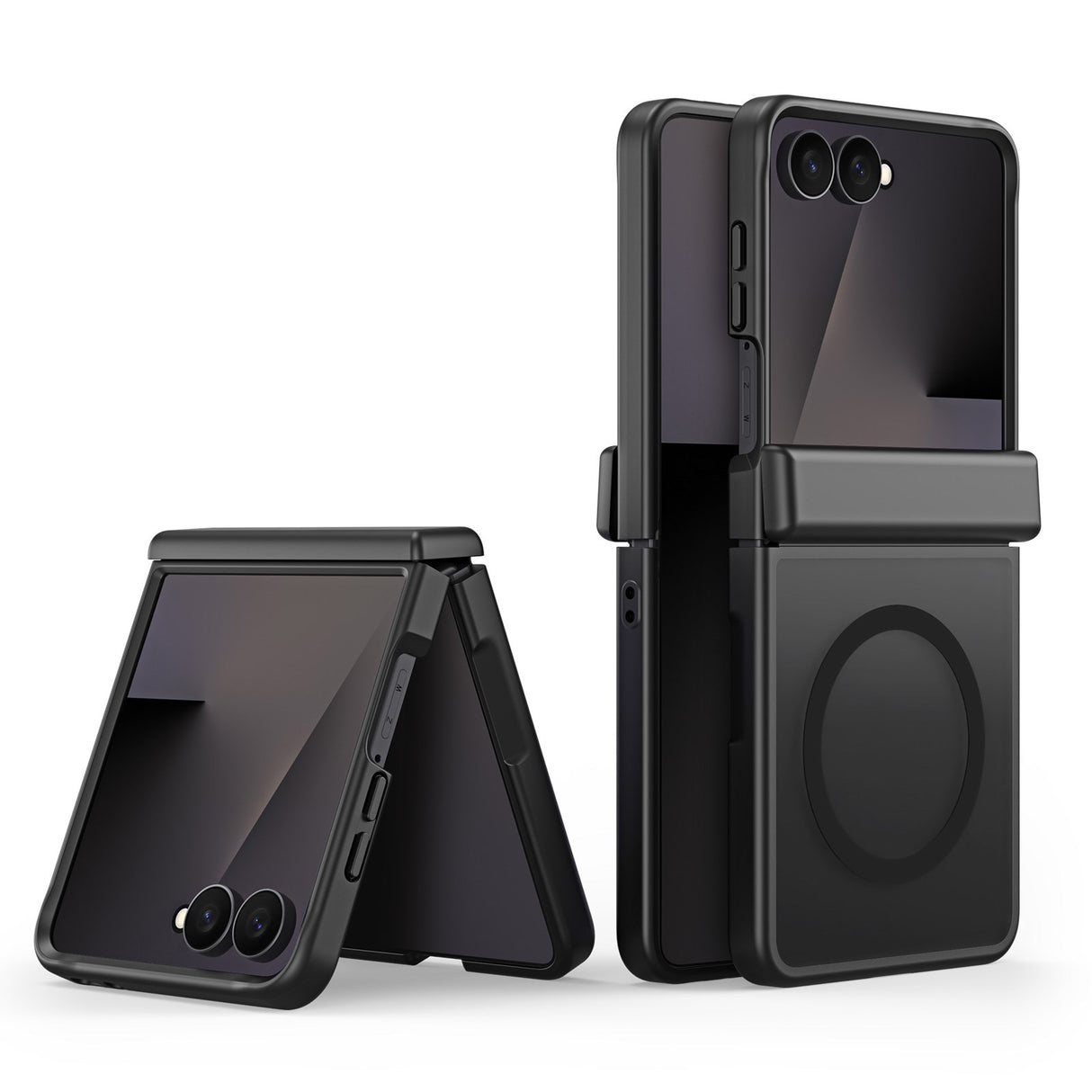 Samsung Galaxy Z Flip8 DUX DUCIS Hybrid Case with Matte Back - MagSafe Compatible - Black