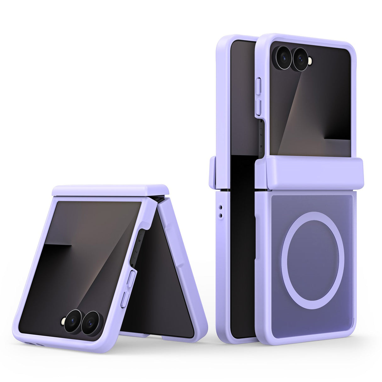 Samsung Galaxy Z Flip8 DUX DUCIS Hybrid Case with Matte Back - MagSafe Compatible - Purple