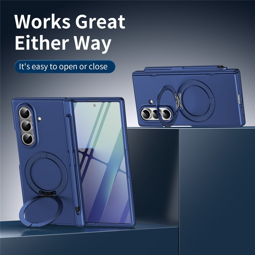 Samsung Galaxy Z Fold8 Ultra EIDERWOOD Case with Screen Protection & Stand Function - Blue