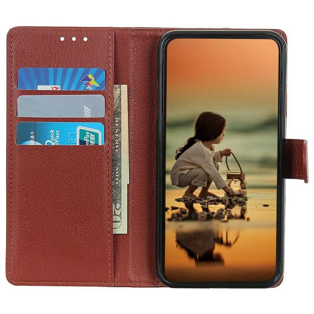 OPPO Find X9 Ultra EIDERWOOD Faux Leather Flip Case with Card Holder & Stand Function - Brown