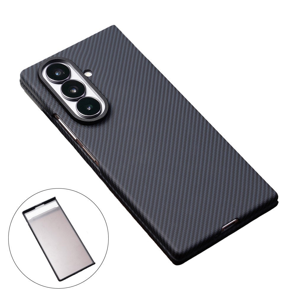 Samsung Galaxy Z Fold8 Ultra Hard Plastic Carbon Case - MagSafe Compatible - Black