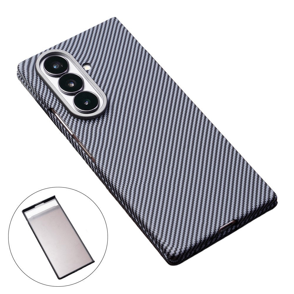Samsung Galaxy Z Fold8 Ultra Hard Plastic Carbon Case - MagSafe Compatible - Gray