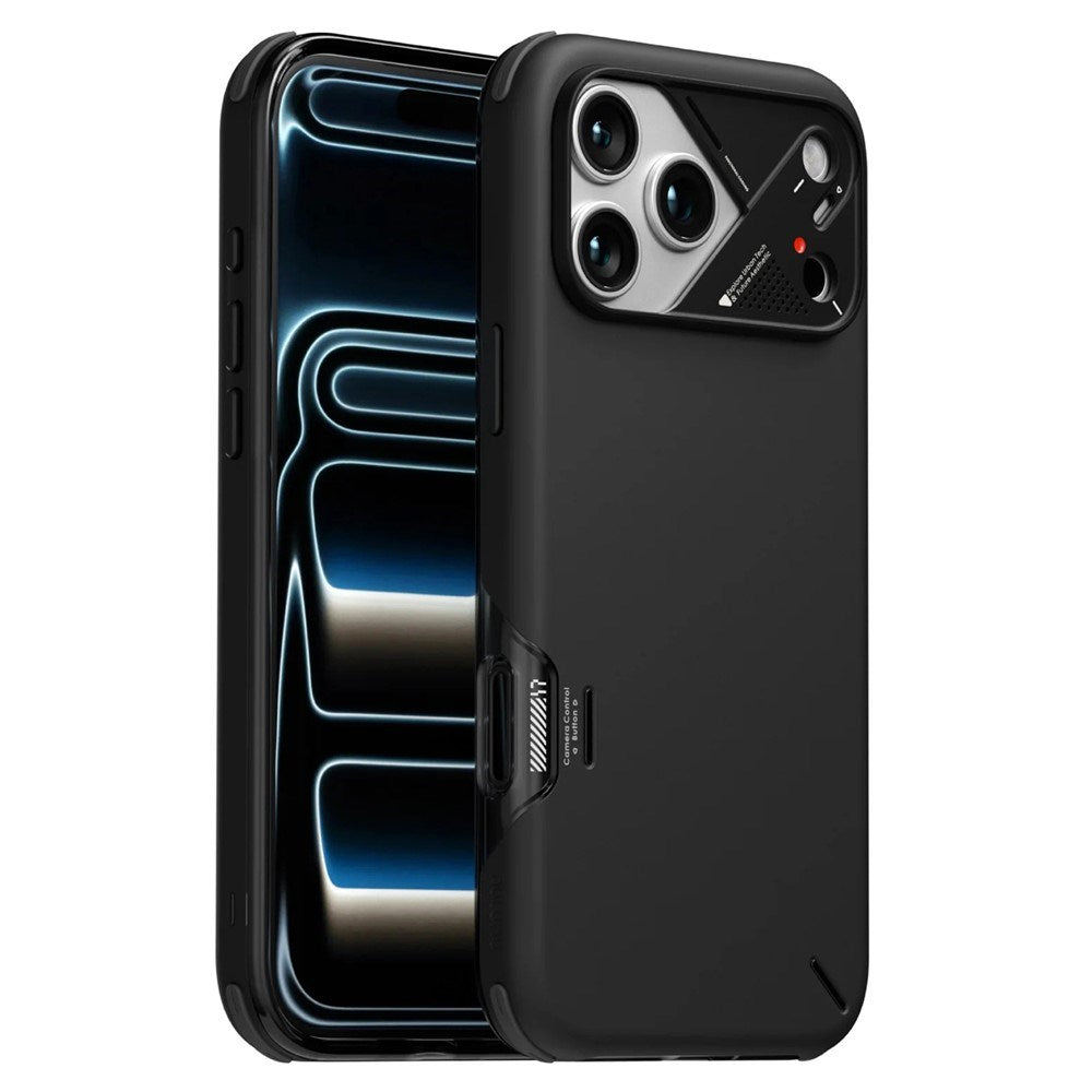 iPhone 17 Pro Max AULUMU Shock-Absorbing Hybrid Case - MagSafe Compatible - Black