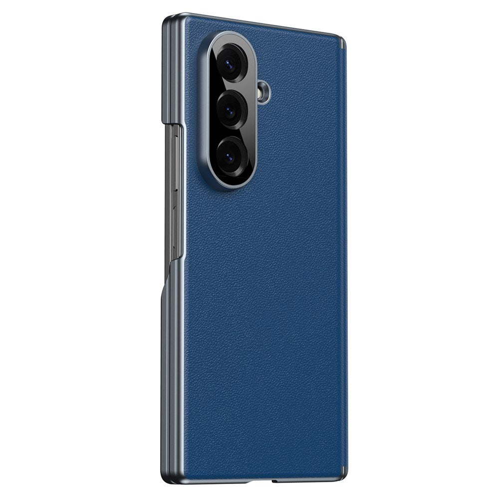 Samsung Galaxy Z Fold8 Faux Leather Back Case - Blue