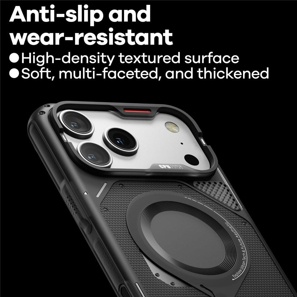 iPhone 17 Pro Max AULUMU Heat Dissipating Flexible Case - MagSafe Compatible - Black