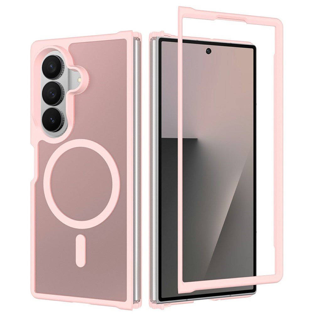 Samsung Galaxy Z Fold8 Ultra Matte Flexible Plastic Case - MagSafe Compatible - Pink