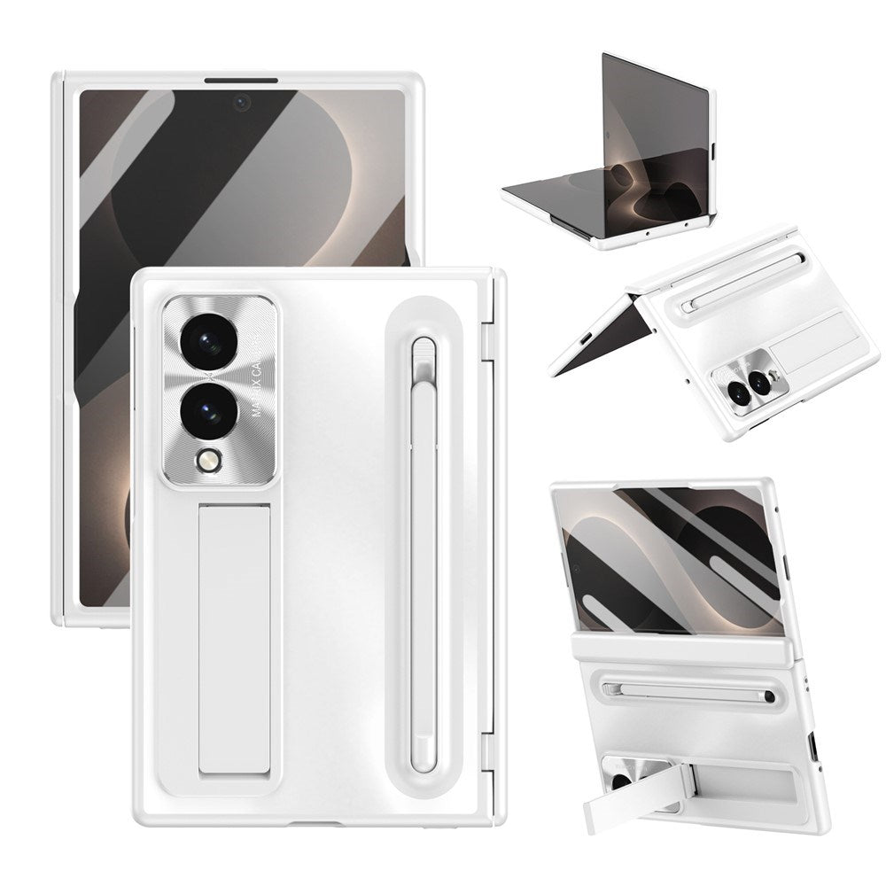 Samsung Galaxy Z Fold8 EIDERWOOD Case with Stylus Pen & Kickstand - White