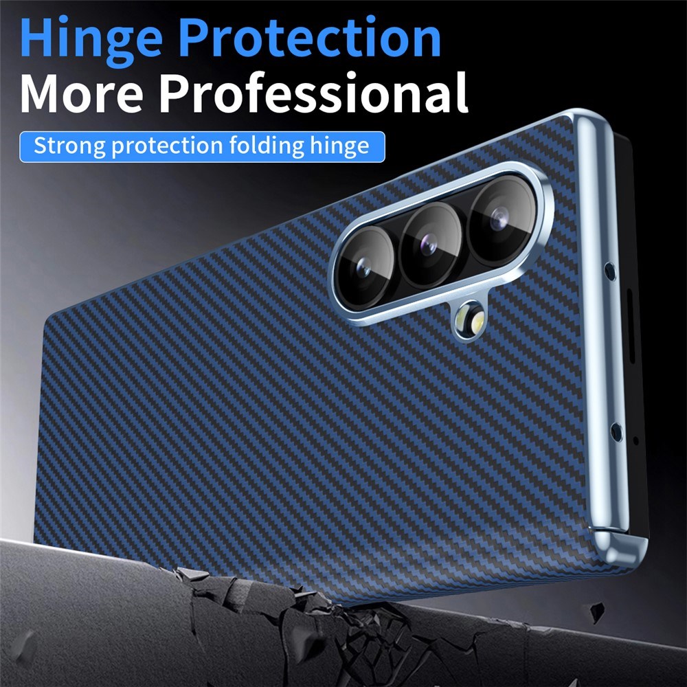 Samsung Galaxy Z Fold8 Ultra EIDERWOOD Carbon Fiber Case - Blue