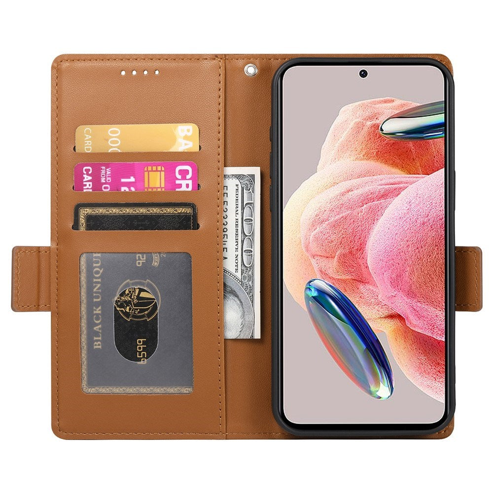 OPPO Reno16 F (5G) EIDERWOOD Faux Leather Flip Case with Card Holder - Brown