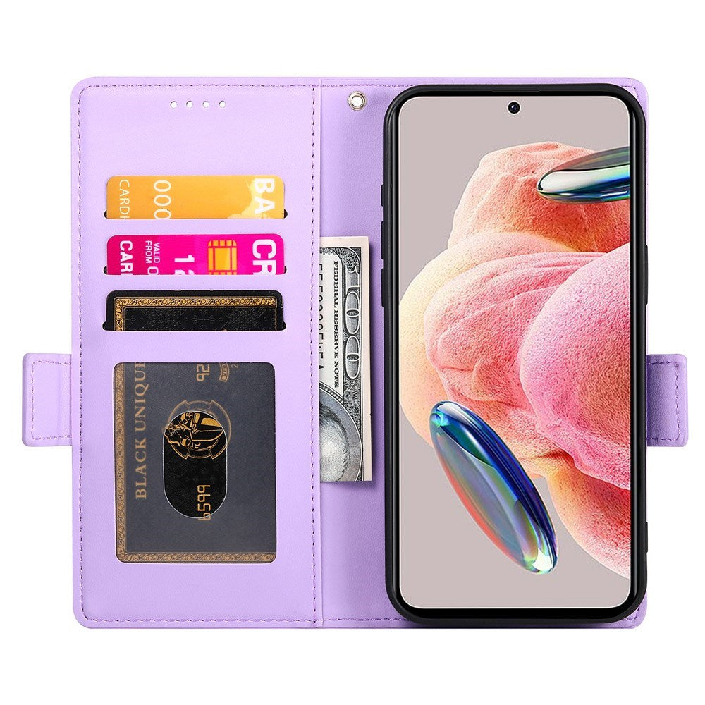 OPPO Reno16 F (5G) EIDERWOOD Faux Leather Flip Case with Card Holder - Purple