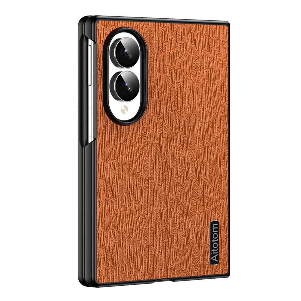 Samsung Galaxy Z Fold8 EIDERWOOD Hybrid Case with Wood Texture - Brown