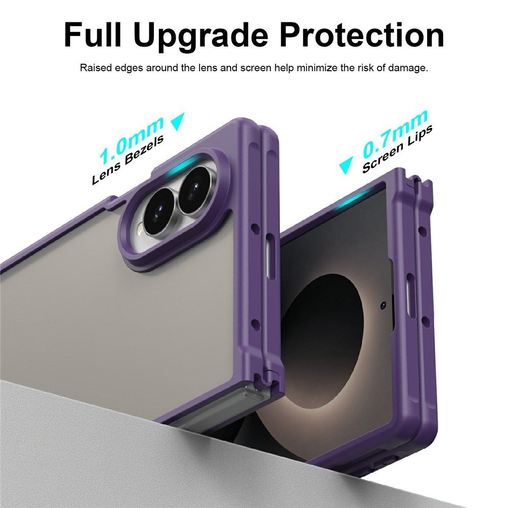 Samsung Galaxy Z Fold8 EIDERWOOD Mat Hybrid Case - Purple