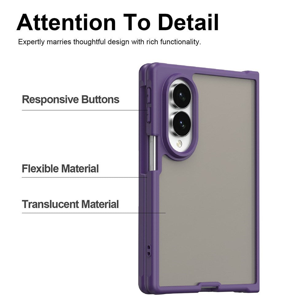 Samsung Galaxy Z Fold8 EIDERWOOD Mat Hybrid Case - Purple