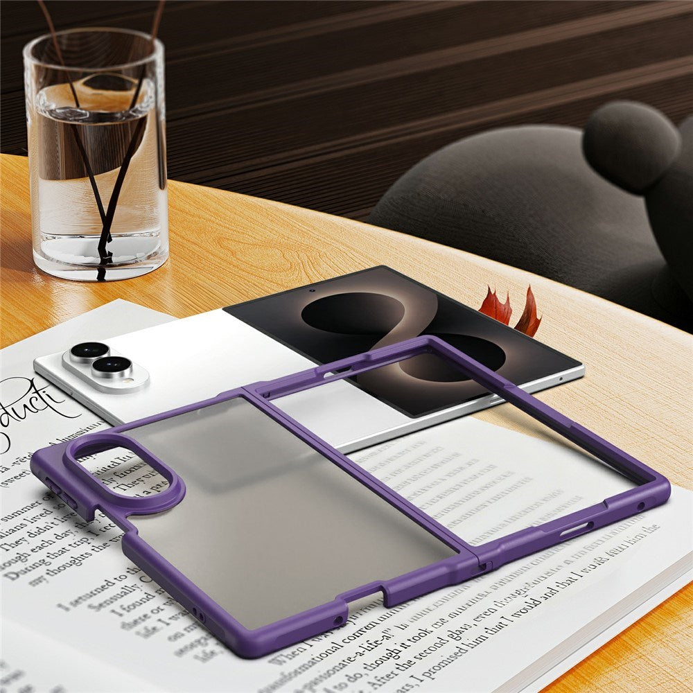 Samsung Galaxy Z Fold8 EIDERWOOD Mat Hybrid Case - Purple