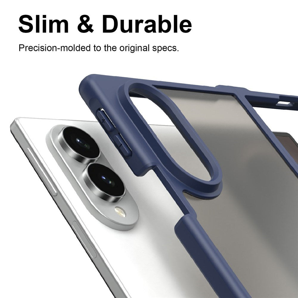 Samsung Galaxy Z Fold8 EIDERWOOD Mat Hybrid Case - Dark Blue