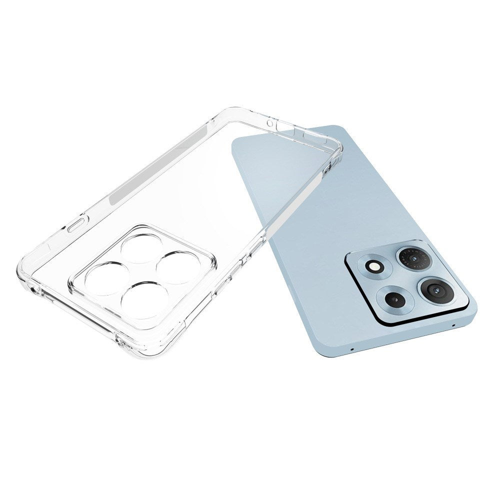Motorola Edge 70 Max EIDERWOOD Flexible Plastic Case with Shock-Absorbing Corners - Transparent
