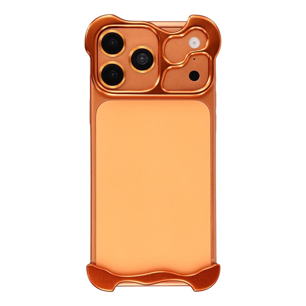 iPhone 18 Pro Two-Piece Metal Bumper Case - Orange