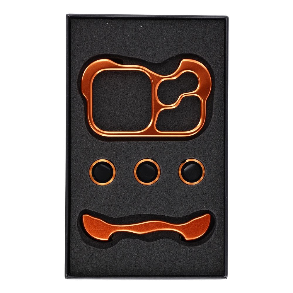 iPhone 18 Pro Two-Piece Metal Bumper Case - Orange