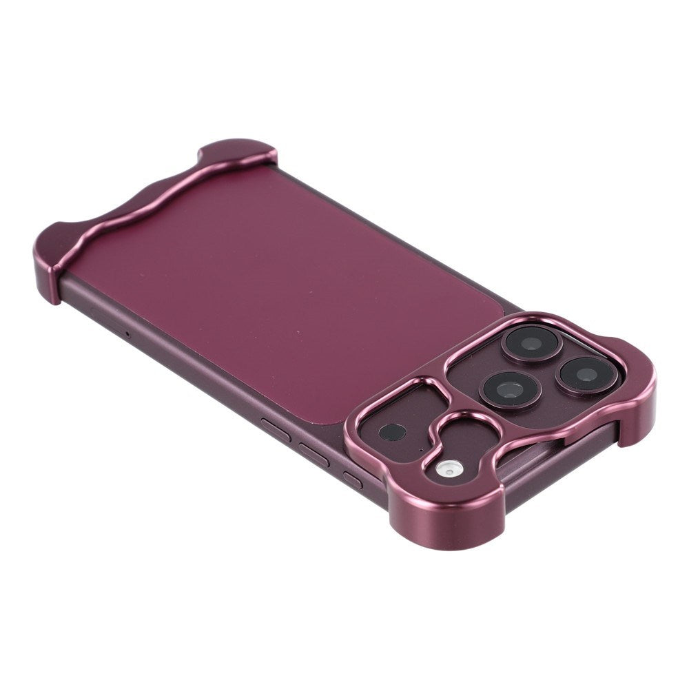 iPhone 18 Pro Two-Piece Metal Bumper Case - Purple