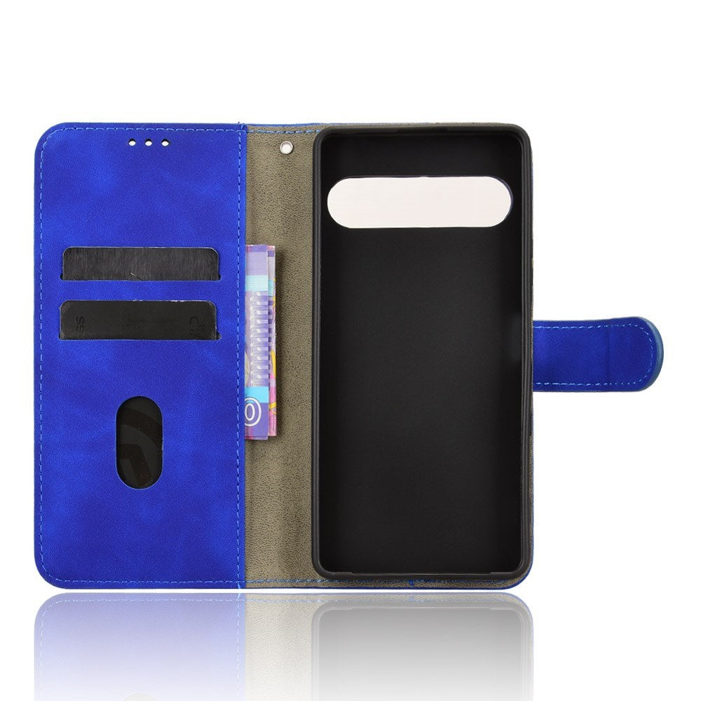 Sony Xperia 10 VIII EIDERWOOD Artificial Leather Flip Case with Wallet and Stand Function - Blue