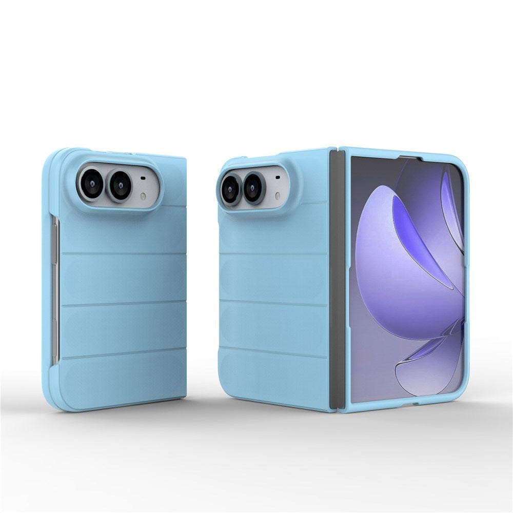 iPhone Fold EIDERWOOD Rugged Plastic Case - Light Blue