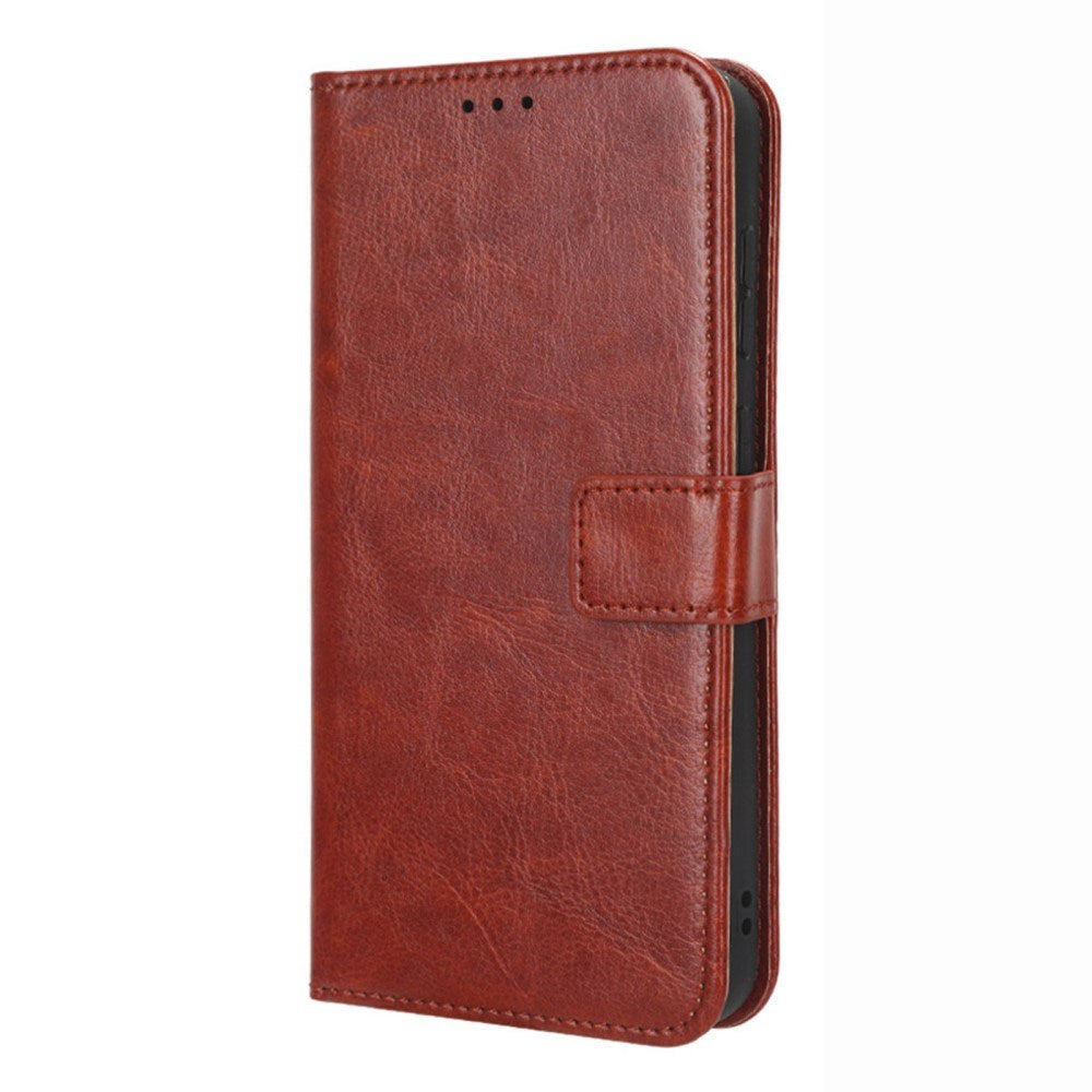 EIDERWOOD Samsung Galaxy S23+ (Plus) Faux Leather Flip Case with Cardholder & Stand Function - Brown